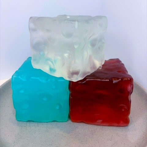7cm Chiboki Jumbo Vaseline Glacier Cheese - Nutty SquishyNutty SquishyClearSquishy