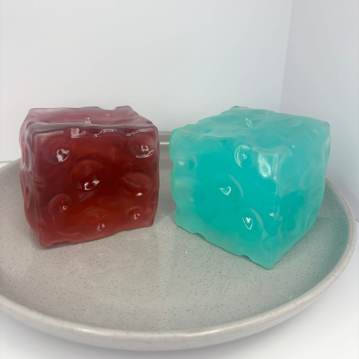 Chiboki Jumbo Vaseline Glacier Cheese Squishy - Nutty SquishyNutty SquishyWine RedSquishy