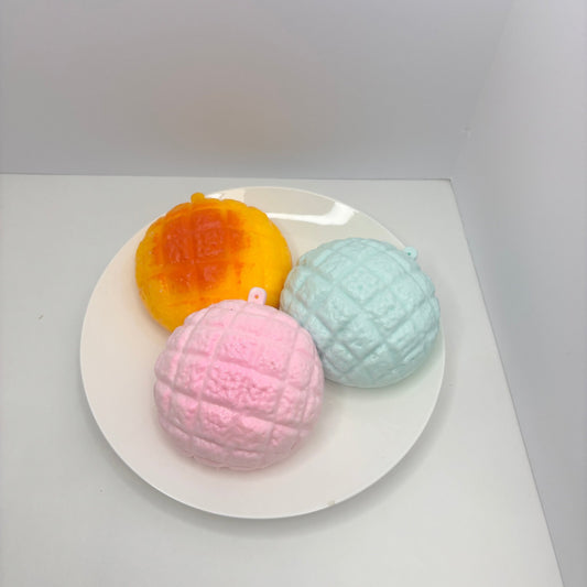Crunchy Melon-Pan Squishy - Nutty SquishyNutty SquishypinkSquishy