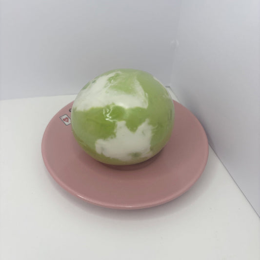 Gritty Crunchy Matcha Latte Ball Squishy - Nutty SquishyNutty SquishySquishy