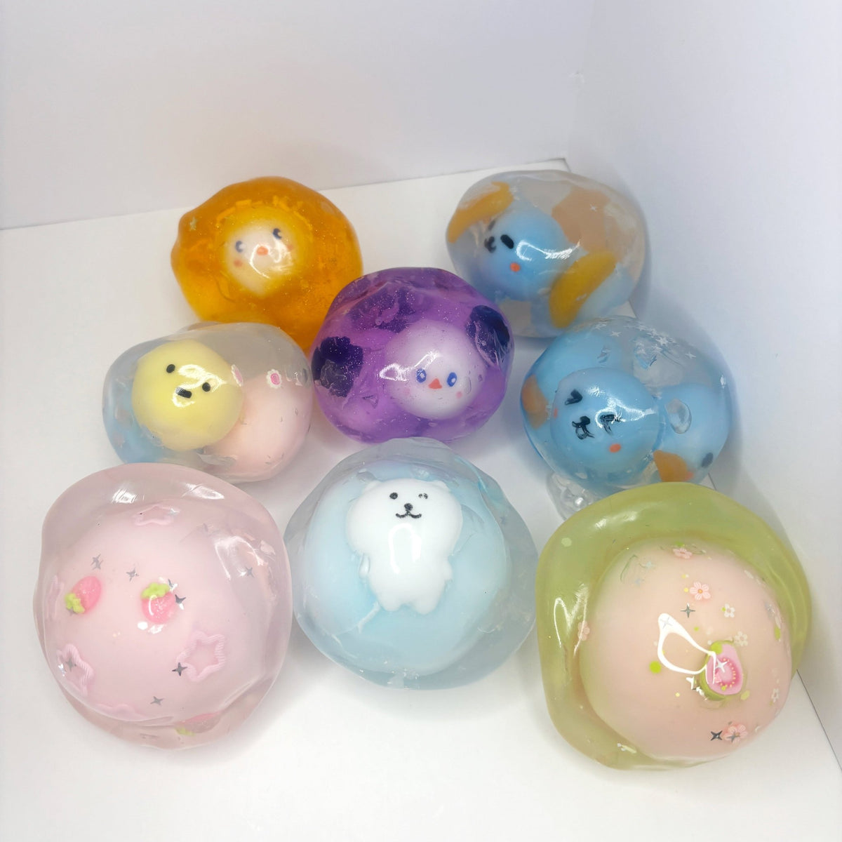 One Random Wax Cracking Ball Squishy - Nutty SquishyNutty SquishySquishy