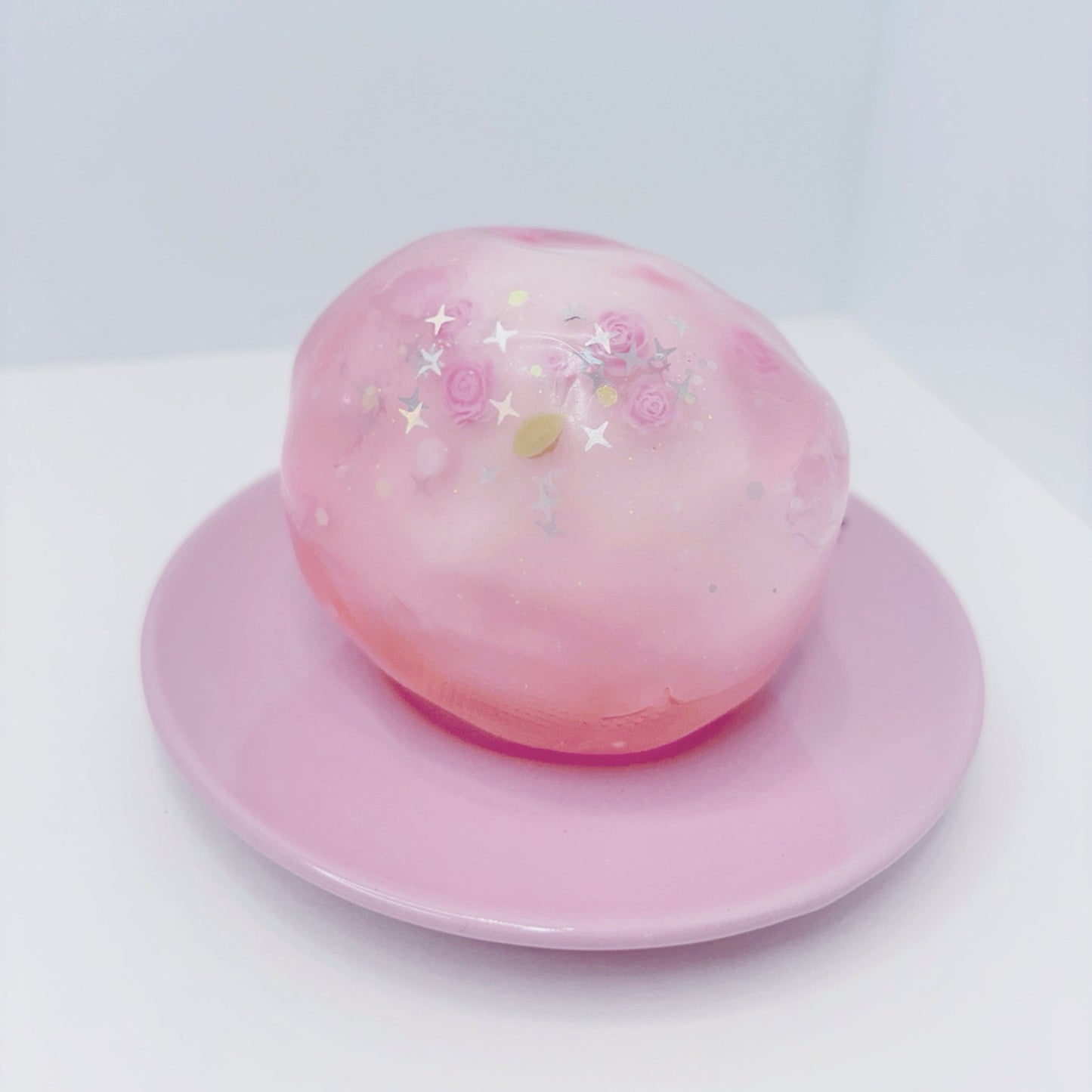 Rose Tea Garden Crispy Handmade Sandball Squishy - Nutty SquishyNutty SquishySquishy