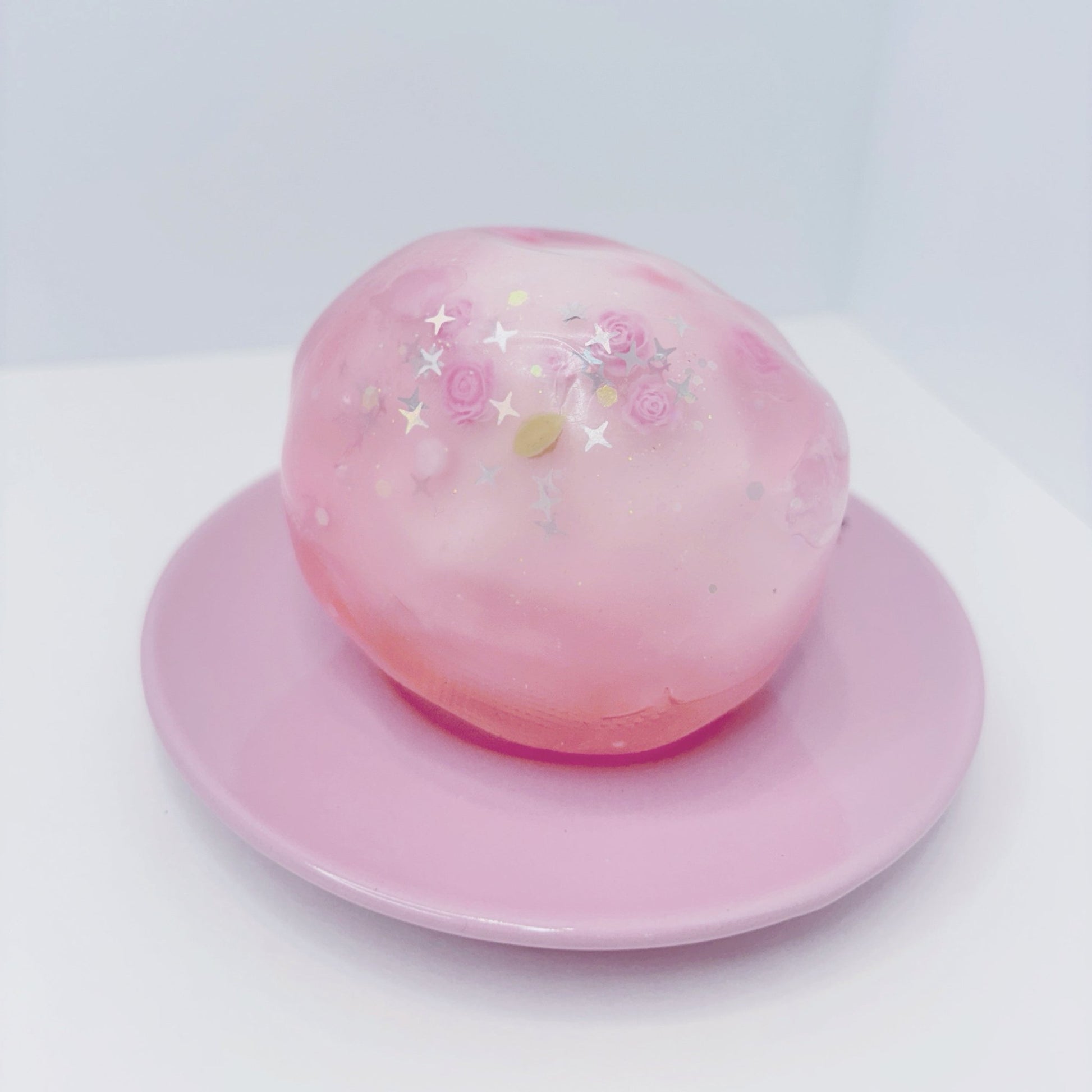 Rose Tea Garden Crispy Handmade Sandball Squishy - Nutty SquishyNutty SquishySquishy
