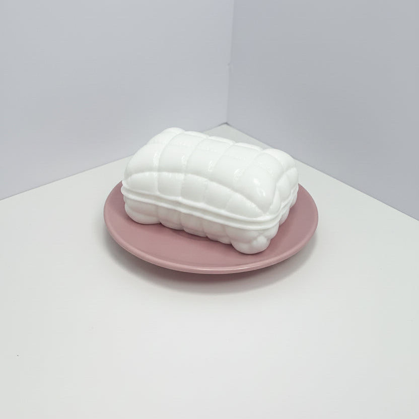 White Pillow Frozen Butter Taba Squishy - Nutty SquishyNutty SquishySquishy